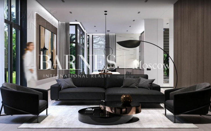 2-этажный коттедж 340 м² с отделкой