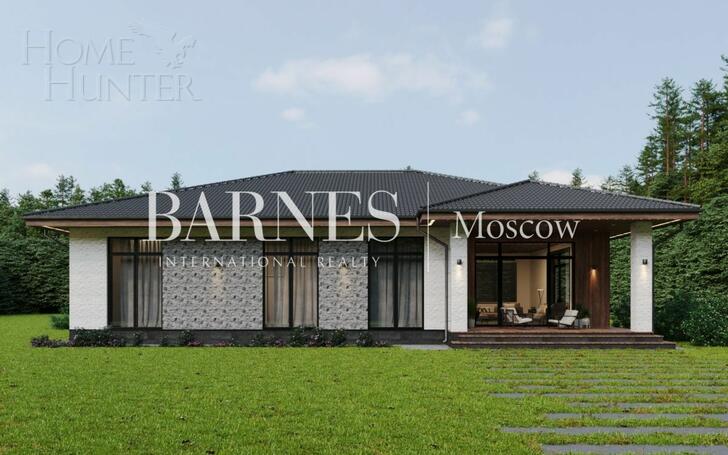 1-этажный коттедж 272.7 м² без отделки