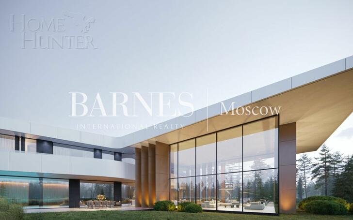 2-этажный коттедж 2 100 м² без отделки
