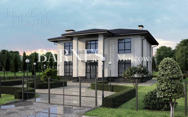 2-этажный коттедж 307 м² без отделки