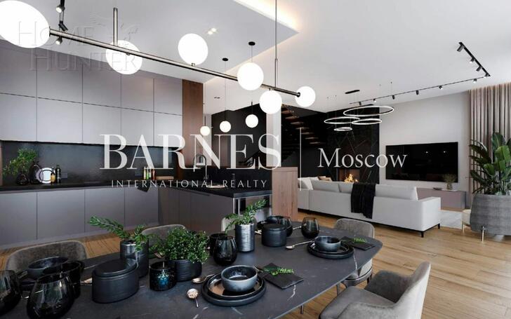 2-этажный коттедж 306 м² без отделки