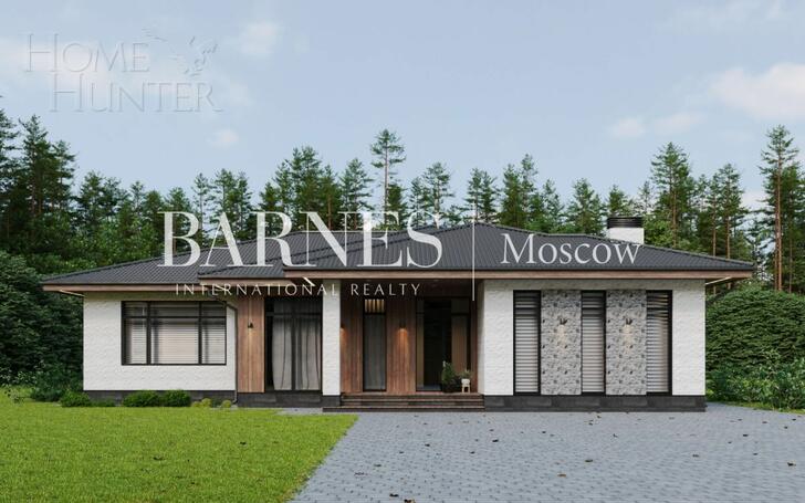 1-этажный коттедж 272.7 м² без отделки