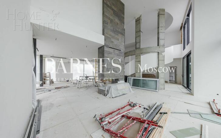 2-этажный коттедж 750 м² без отделки