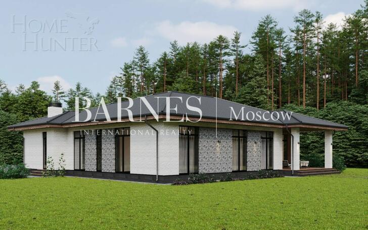 1-этажный коттедж 272.7 м² без отделки