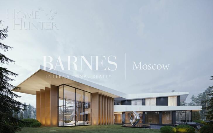 2-этажный коттедж 2 100 м² без отделки