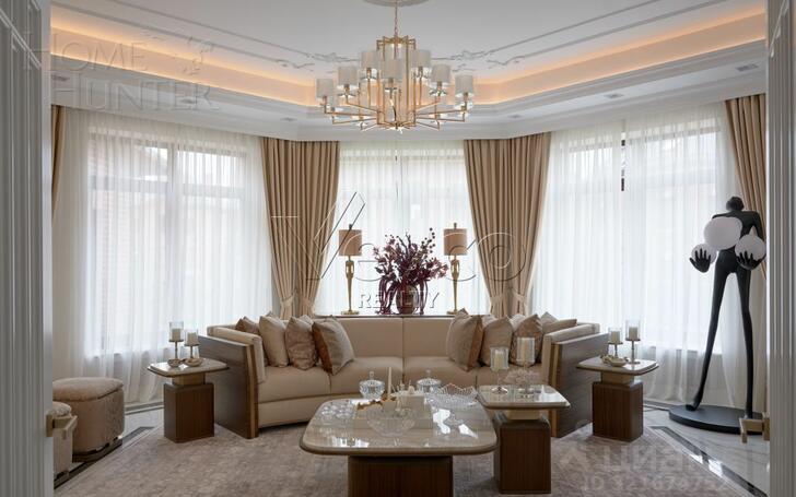 2-этажный коттедж 380 м² с отделкой