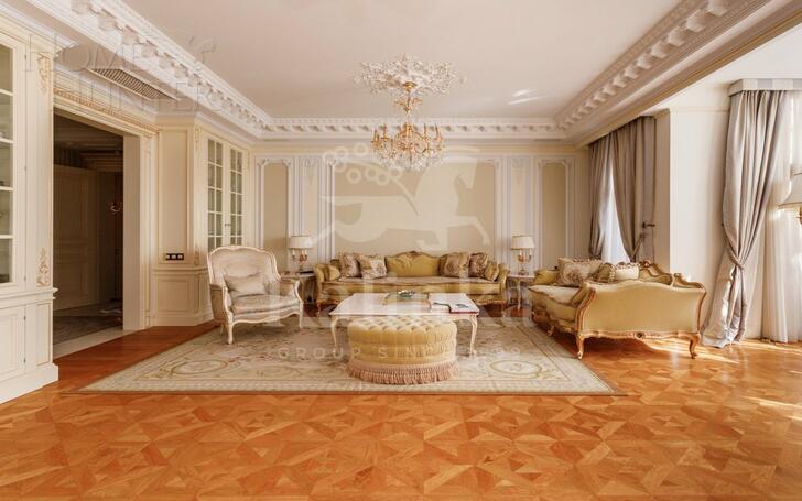4-КОМН. КВАРТИРА С ОТДЕЛКОЙ 190 М² НА 3 ЭТАЖЕ