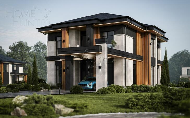 2-этажный коттедж 379.1 м² без отделки