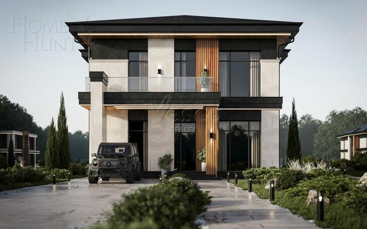 2-этажный коттедж 317.4 м² без отделки