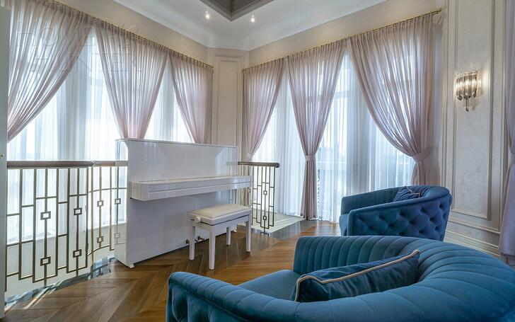 2-этажный коттедж 374 м² с отделкой