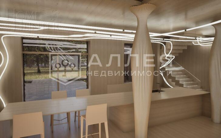 2-этажный коттедж 390 м² с отделкой