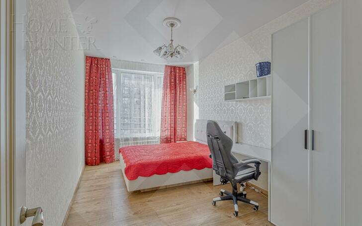 3-КОМН. КВАРТИРА С ОТДЕЛКОЙ 100 М² НА 25 ЭТАЖЕ