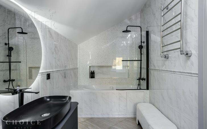 1-этажный коттедж 270 м² с отделкой