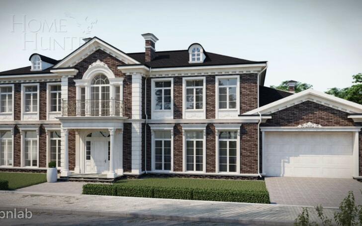 2-этажный коттедж 500 м² без отделки