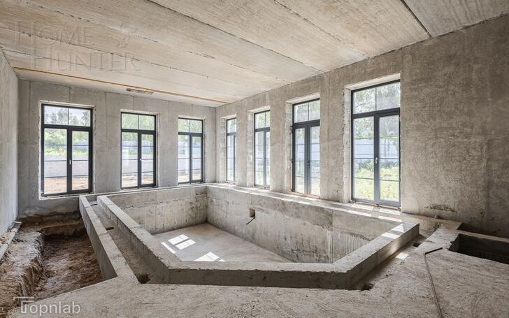 2-этажный коттедж 500 м² без отделки