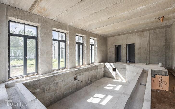 2-этажный коттедж 500 м² без отделки