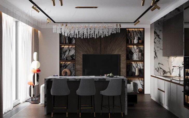 3-КОМН. КВАРТИРА С ОТДЕЛКОЙ 120 М² НА 11 ЭТАЖЕ