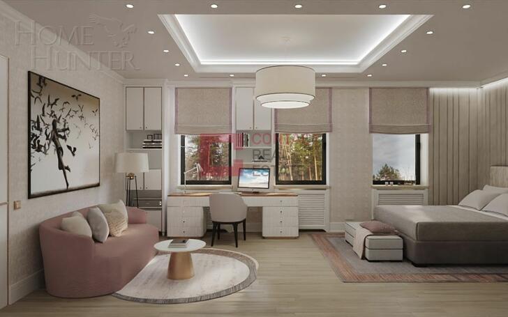 2-этажный коттедж 300 м² с отделкой