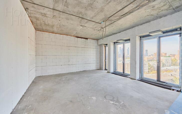 4-КОМН. АПАРТАМЕНТЫ БЕЗ ОТДЕЛКИ 141.7 М² НА 11 ЭТАЖЕ