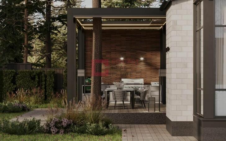 2-этажный коттедж 300 м² с отделкой