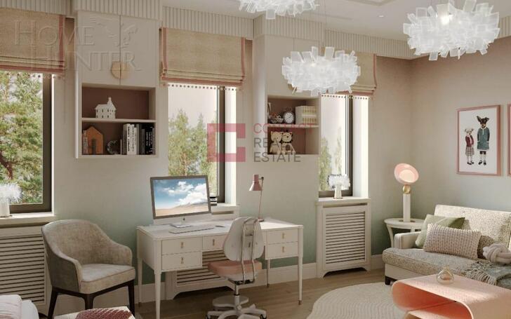 2-этажный коттедж 300 м² с отделкой