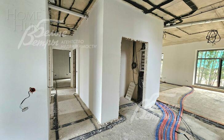 2-этажный коттедж 256 м² без отделки