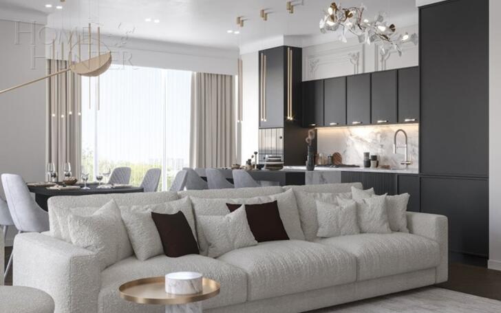 4-КОМН. КВАРТИРА С ОТДЕЛКОЙ 143.1 М² НА 12 ЭТАЖЕ