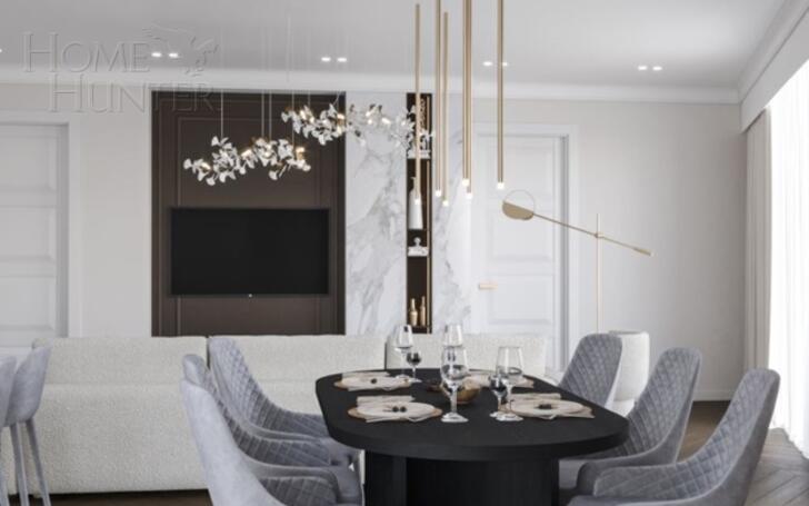4-КОМН. КВАРТИРА С ОТДЕЛКОЙ 143.1 М² НА 12 ЭТАЖЕ