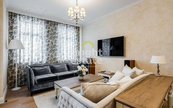 4-КОМН. КВАРТИРА С ОТДЕЛКОЙ 127.8 М² НА 12 ЭТАЖЕ