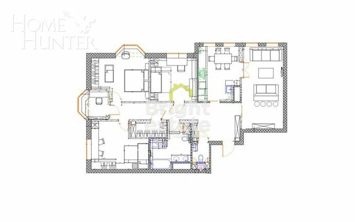 4-КОМН. КВАРТИРА С ОТДЕЛКОЙ 127.8 М² НА 12 ЭТАЖЕ
