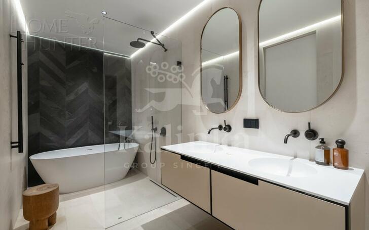 3-КОМН. АПАРТАМЕНТЫ С ОТДЕЛКОЙ 128.2 М² НА 18 ЭТАЖЕ