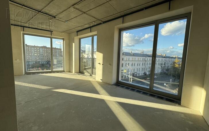 3-КОМН. АПАРТАМЕНТЫ БЕЗ ОТДЕЛКИ 75.2 М² НА 6 ЭТАЖЕ