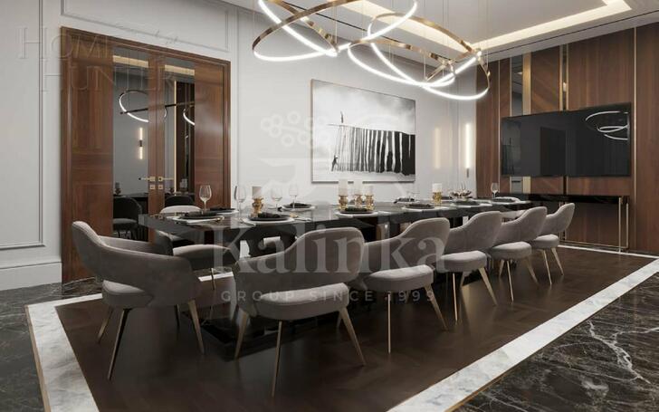 2-этажный коттедж 1 200 м² без отделки
