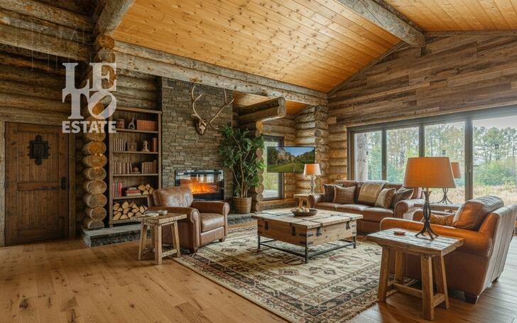 1-этажный коттедж 649.6 м² без отделки