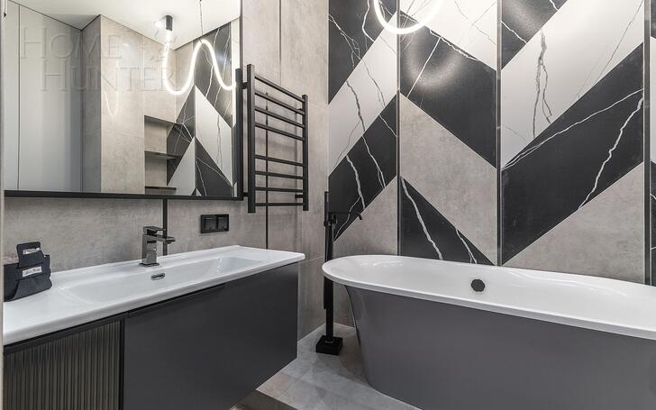 3-КОМН. КВАРТИРА С ОТДЕЛКОЙ 78.2 М² НА 27 ЭТАЖЕ