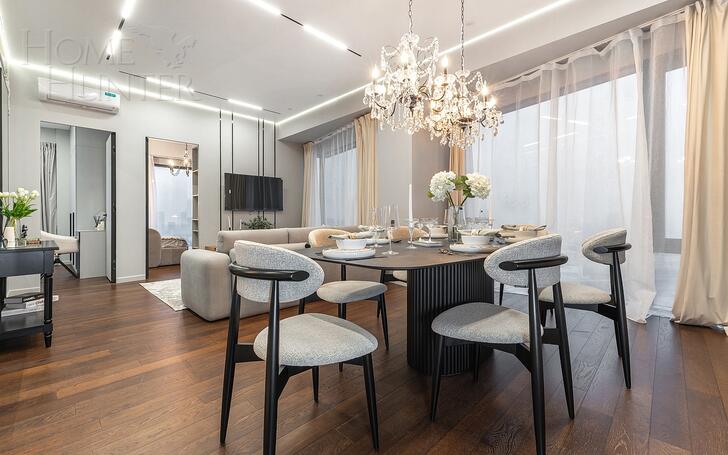 3-КОМН. КВАРТИРА С ОТДЕЛКОЙ 78.2 М² НА 27 ЭТАЖЕ