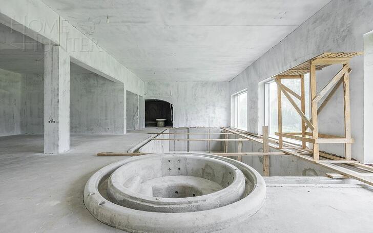 2-этажный коттедж 1 500 м² без отделки
