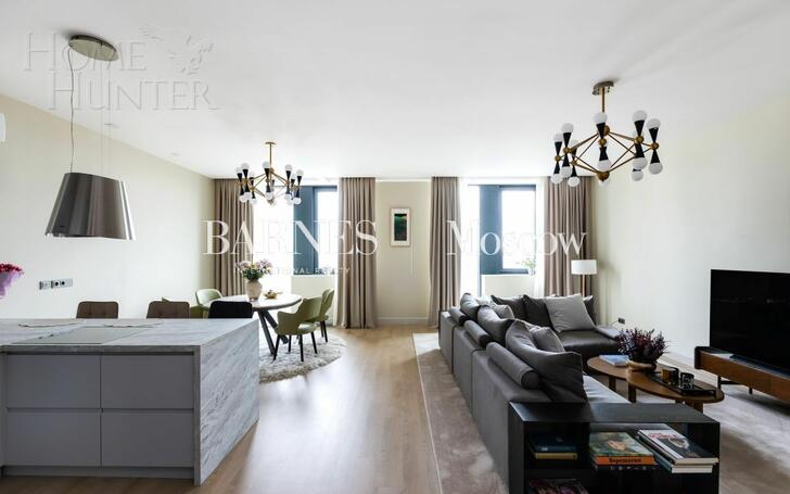 3-КОМН. КВАРТИРА С ОТДЕЛКОЙ 124.7 М² НА 6 ЭТАЖЕ