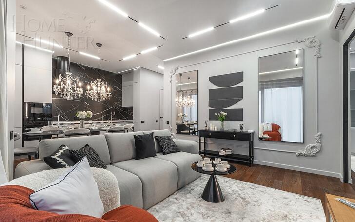 3-КОМН. КВАРТИРА С ОТДЕЛКОЙ 78.2 М² НА 27 ЭТАЖЕ