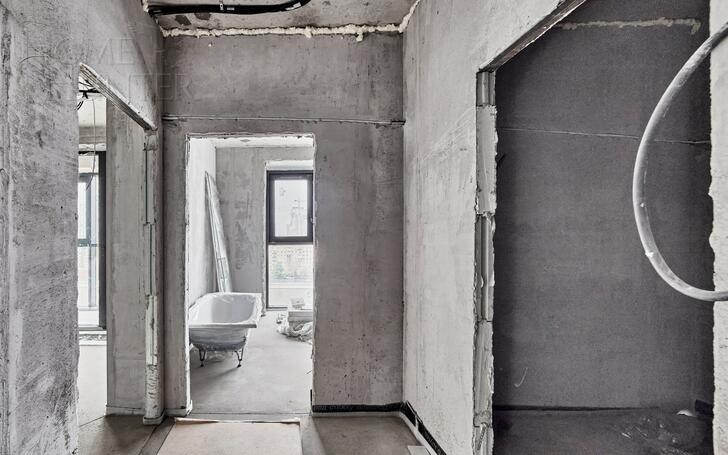 1-КОМН. КВАРТИРА БЕЗ ОТДЕЛКИ 40.5 М² НА 9 ЭТАЖЕ