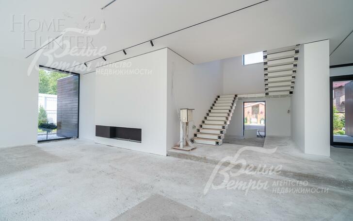 2-этажный коттедж 650 м² без отделки
