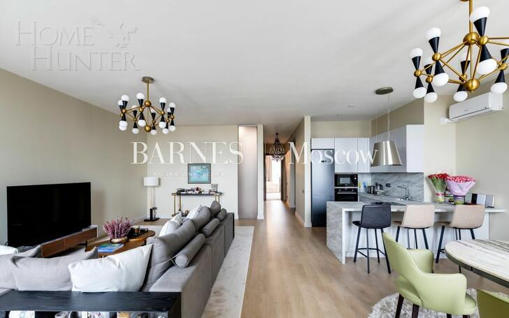3-КОМН. КВАРТИРА С ОТДЕЛКОЙ 124.7 М² НА 6 ЭТАЖЕ