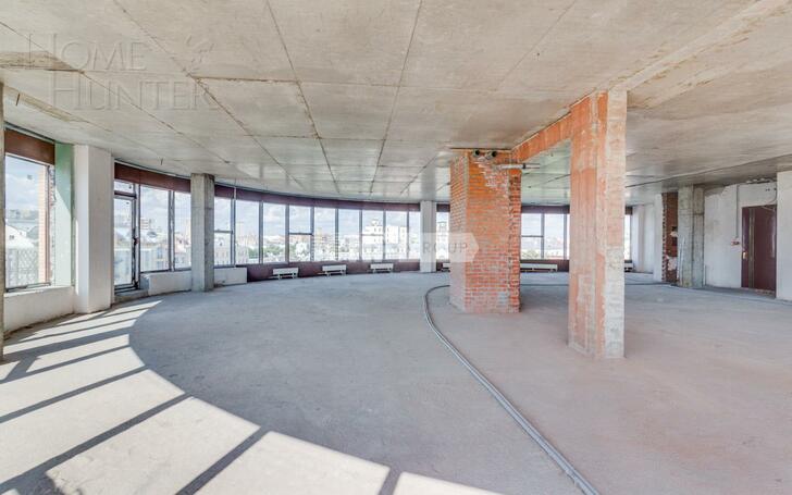 5-КОМН. ПЕНТХАУС БЕЗ ОТДЕЛКИ 350.3 М² НА 7 ЭТАЖЕ
