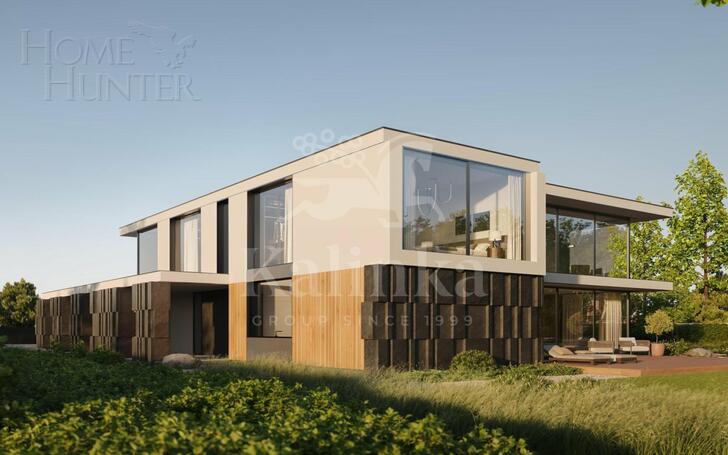 2-этажный коттедж 450 м² без отделки