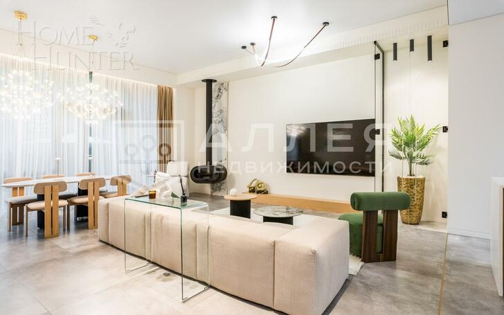 3-этажный таунхаус 240 м² с отделкой