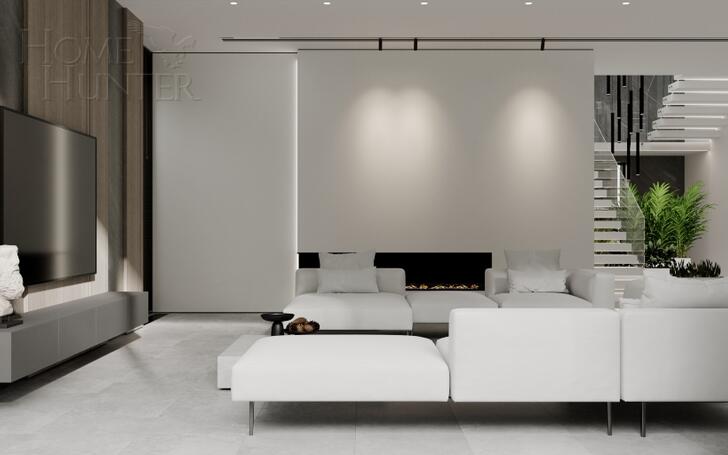2-этажный коттедж 650 м² без отделки