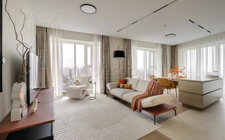 4-КОМН. КВАРТИРА С ОТДЕЛКОЙ 121 М² НА 18 ЭТАЖЕ