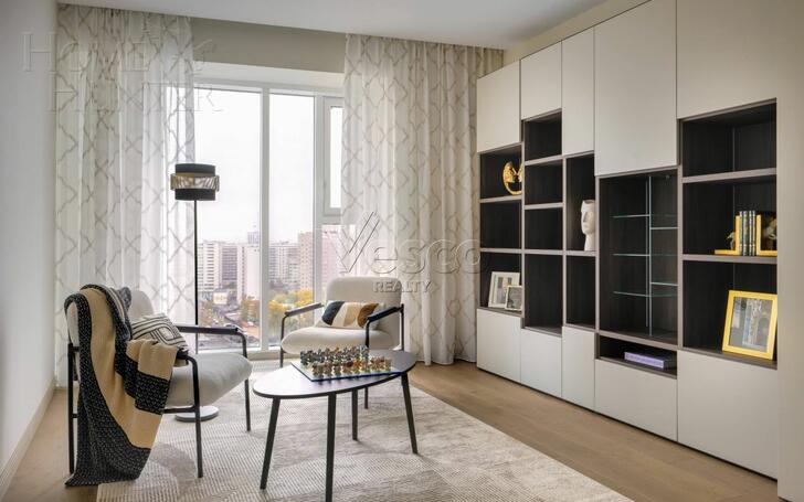 4-КОМН. КВАРТИРА С ОТДЕЛКОЙ 121 М² НА 18 ЭТАЖЕ