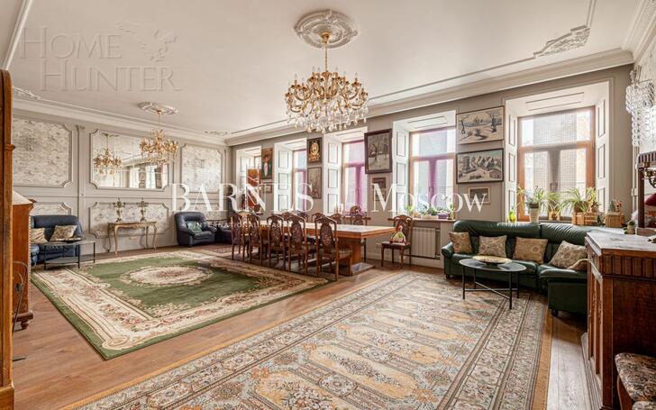 5-КОМН. КВАРТИРА С ОТДЕЛКОЙ 190 М² НА 3 ЭТАЖЕ