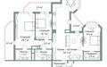 4-КОМН. КВАРТИРА БЕЗ ОТДЕЛКИ 168.7 М² НА 4 ЭТАЖЕ
